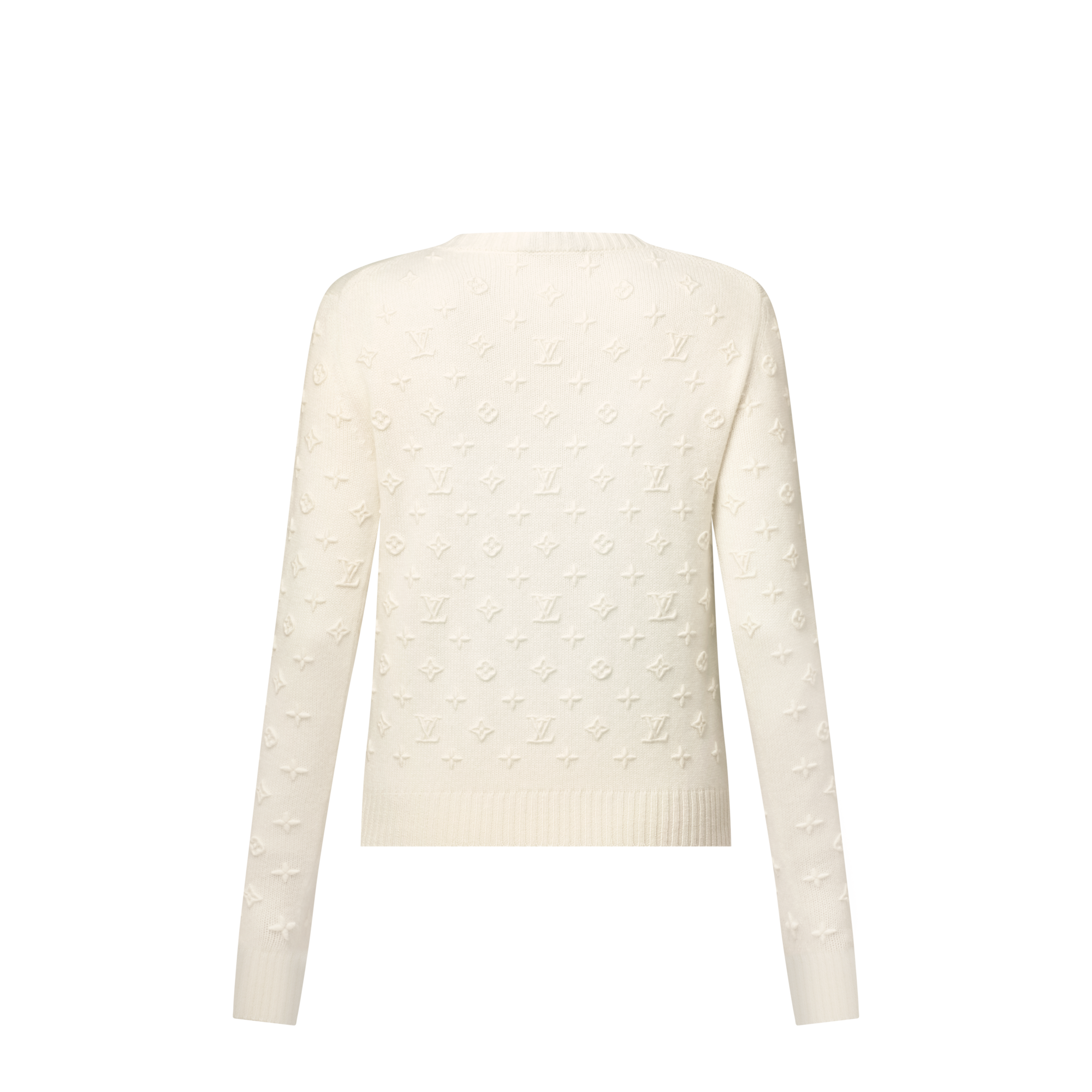 เสื้อพูลโอเวอร์ผ้านิตลาย 3D Monogram  in ผู้หญิง
