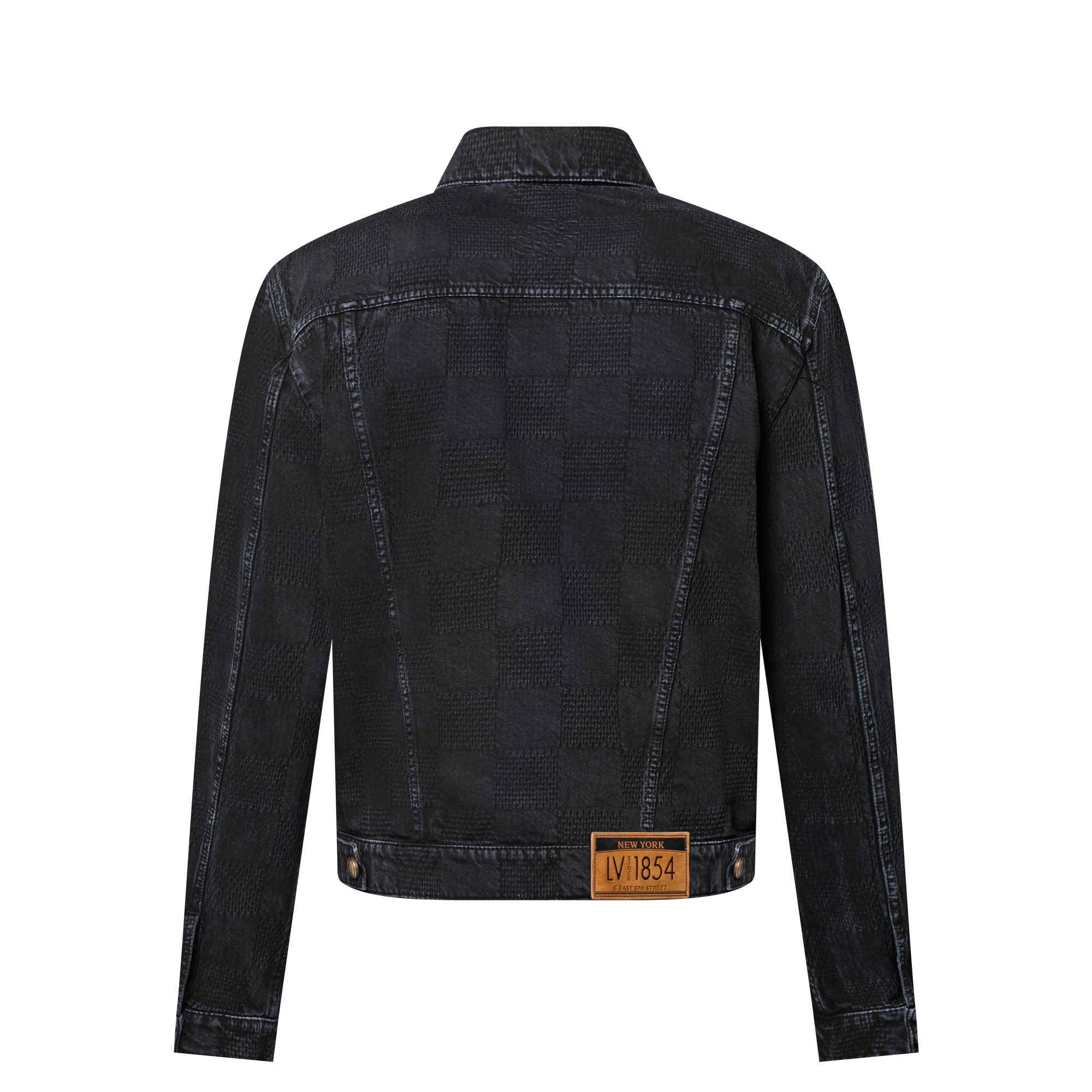 เสื้อแจ็คเก็ตเดนิม Trucker ลาย Damier 5th Avenue Exclusive  in ผู้ชาย