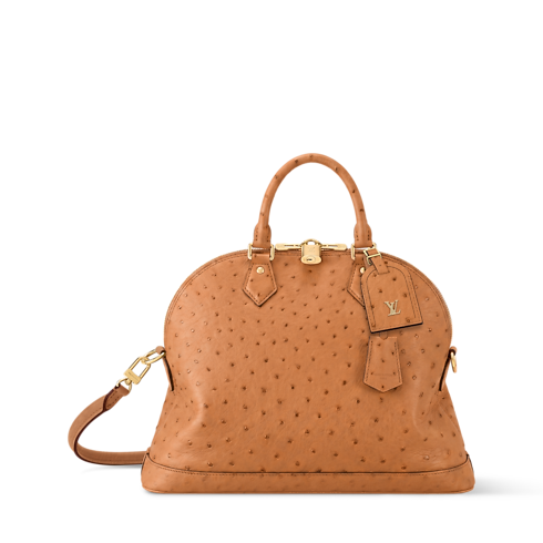 Alma MM Soft นกกระจอกเทศ in ผู้หญิง's กระเป๋าถือ กระเป๋าหนังเอ็กโซติก collections by Louis Vuitton (การย่อ/ขยายผลิตภัณฑ์)