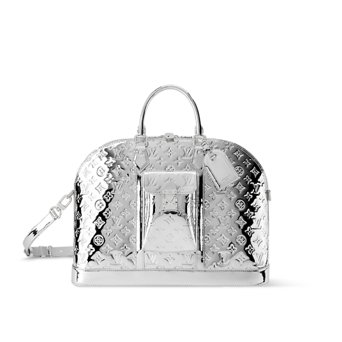 กระเป๋ารุ่น Alma Travel แคนวาสประเภทอื่น in ผู้หญิง's การเดินทางและท่องเที่ยว กระเป๋าเดินทางแบบถือสำหรับผู้หญิง collections by Louis Vuitton (การย่อ/ขยายผลิตภัณฑ์)