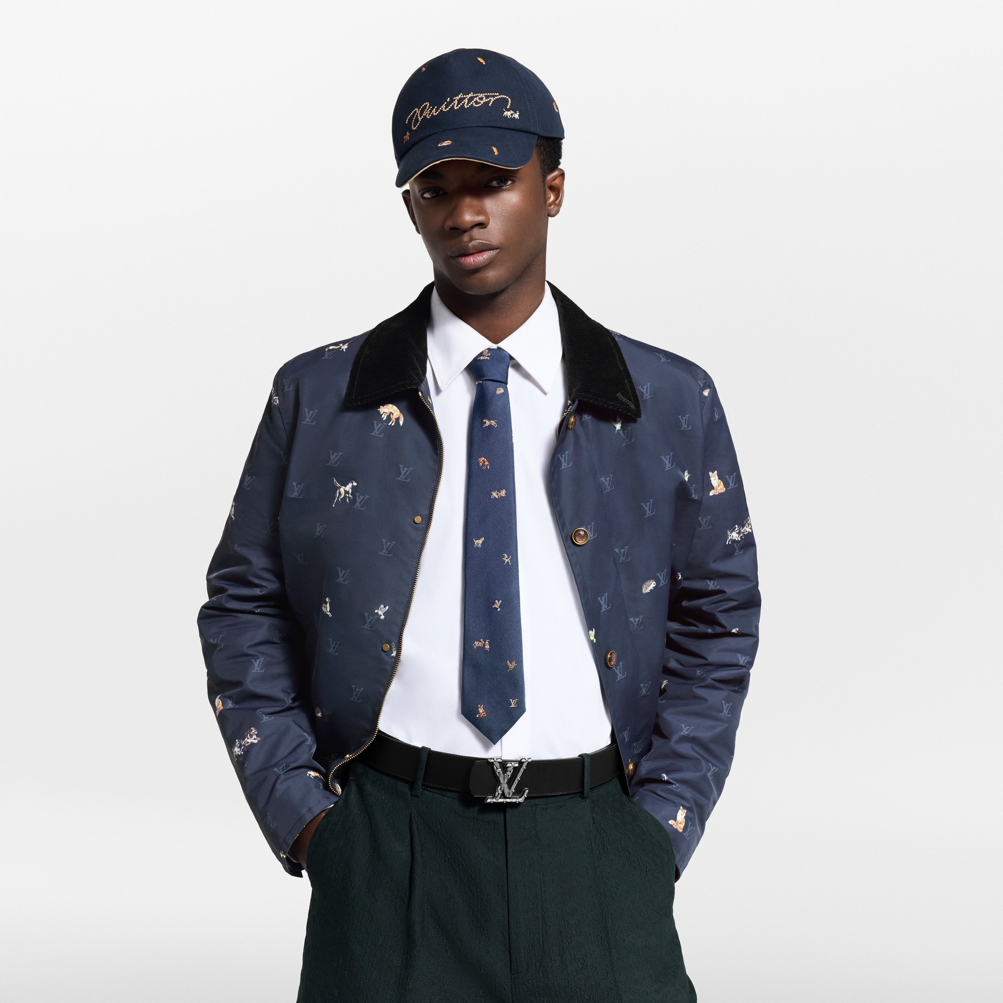 เนคไทรุ่น Animal Blason . in ผู้ชาย