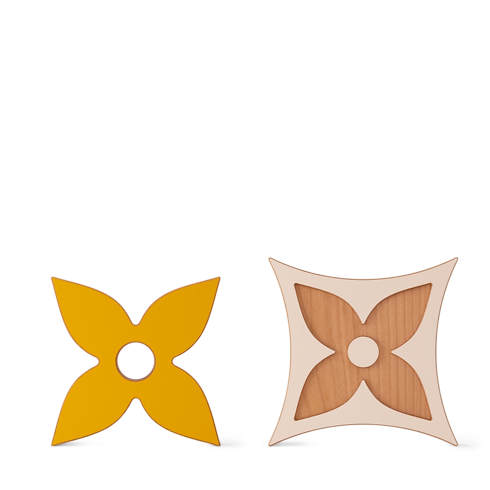 ไม้กั้นหนังสือ Annie Flower in ทรังก์ การเดินทาง และ บ้าน's ไฮไลท์ แคมเปญ Art of Living collections by Louis Vuitton (การย่อ/ขยายผลิตภัณฑ์)