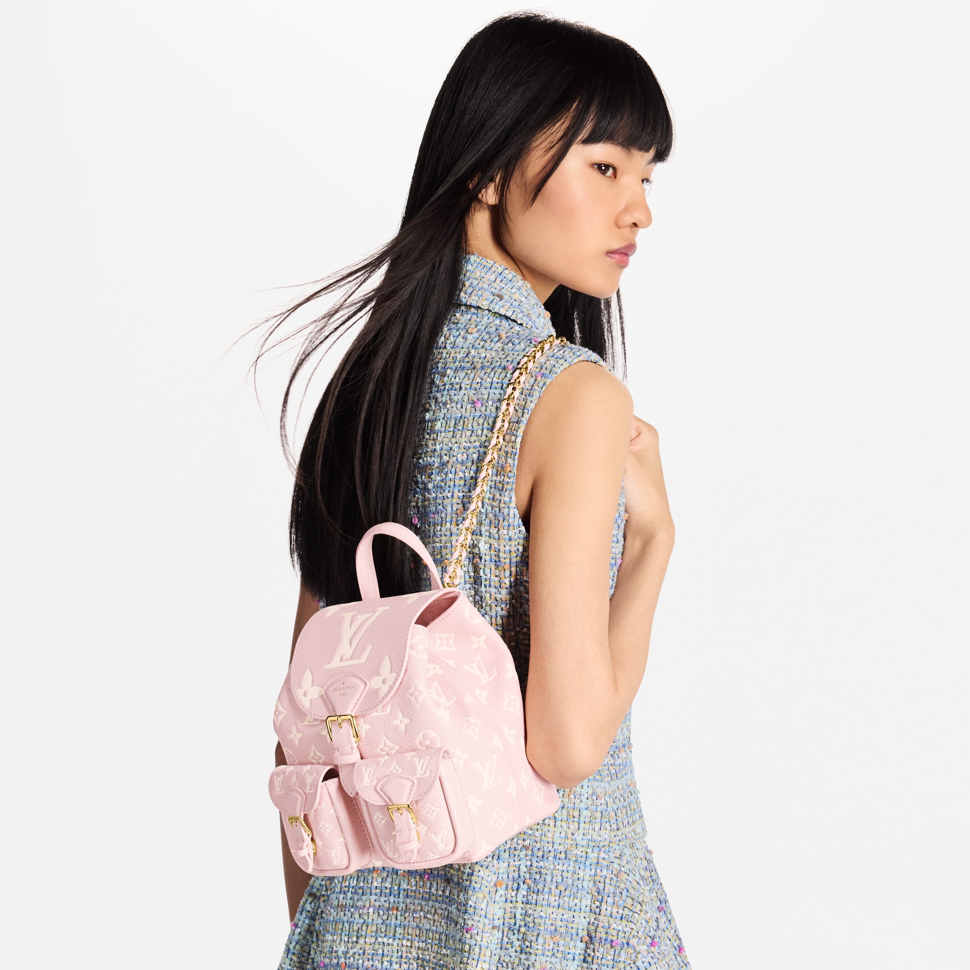 กระเป๋าสะพายหลังรุ่น Backup Bicolor Monogram Empreinte in ผู้หญิง