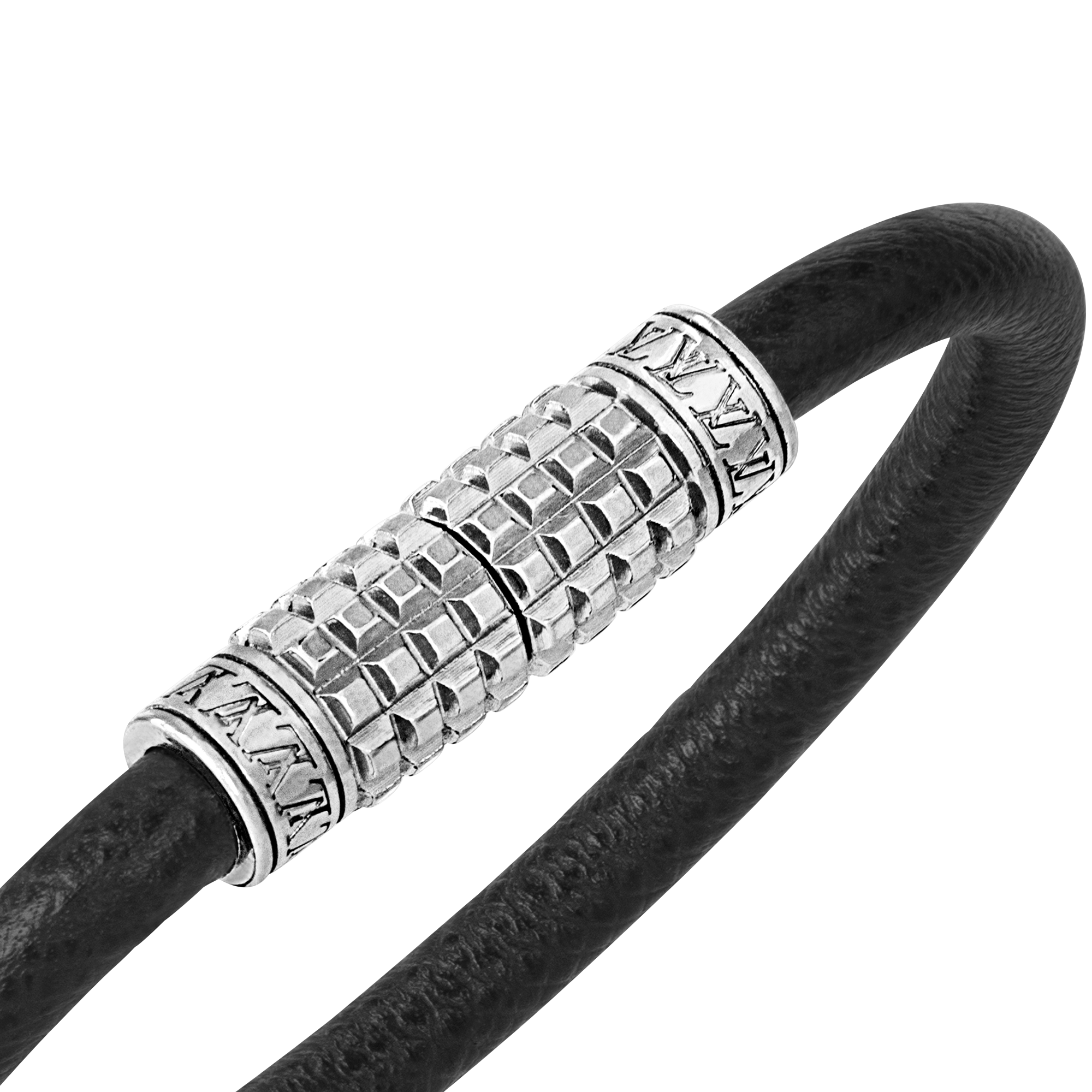 กำไลข้อมือ Digit  Damier Graphite in ผู้ชาย