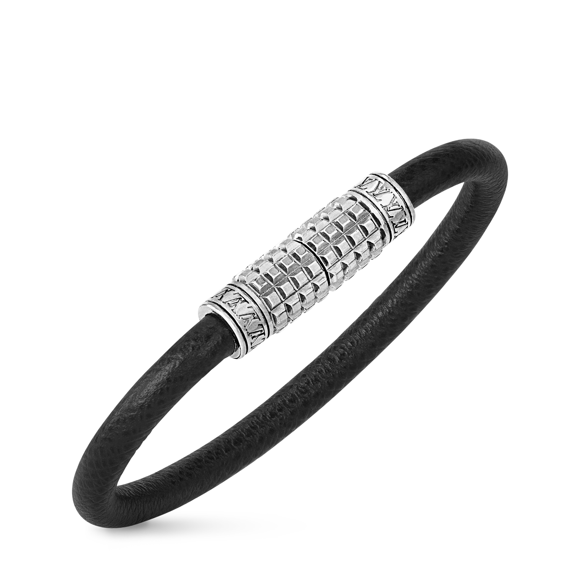 กำไลข้อมือ Digit  Damier Graphite in ผู้ชาย
