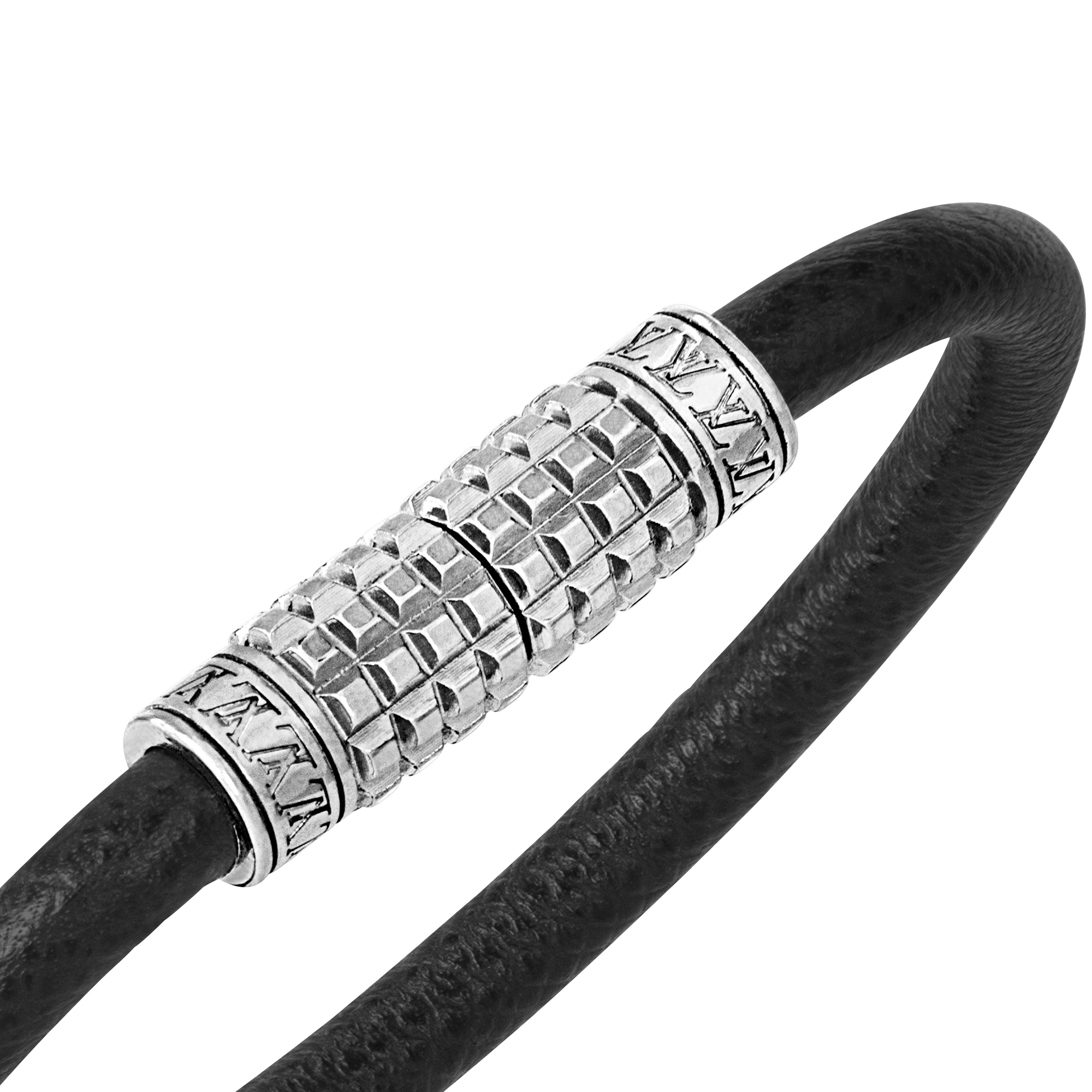 กำไลข้อมือ Digit  Damier Graphite in ผู้ชาย