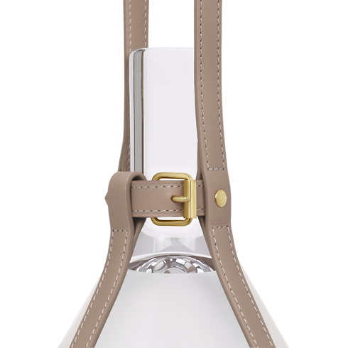 Bell Lamp By Edward Barber & Jay Osgerby Monogram in ทรังก์ การเดินทาง และ บ้าน's บ้านและศิลปะการไดนิ่ง Objets Nomades - คอลเล็คชั่น เฟอร์นิเจอร์ collections by Louis Vuitton (การย่อ/ขยายผลิตภัณฑ์)