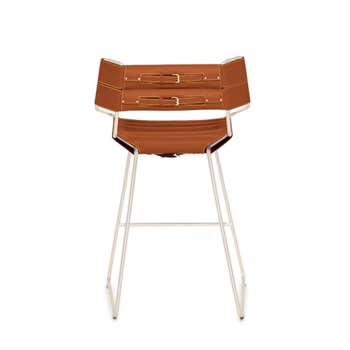 Belt Stool Bar By Atelier Oï in ทรังก์ การเดินทาง และ บ้าน's บ้านและศิลปะการไดนิ่ง เฟอร์นิเจอร์ collections by Louis Vuitton (การย่อ/ขยายผลิตภัณฑ์)