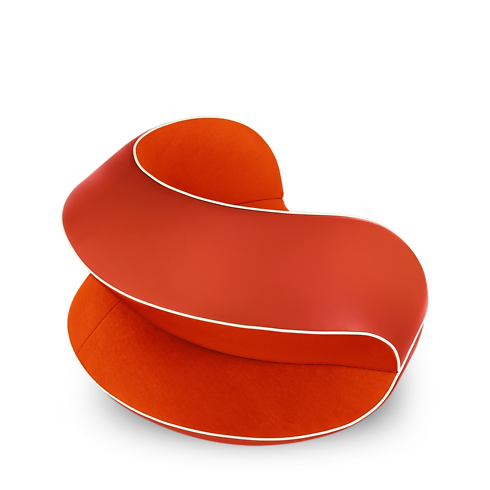 Binda Armchair By Raw Edges in ทรังก์ การเดินทาง และ บ้าน's บ้านและศิลปะการไดนิ่ง เฟอร์นิเจอร์ collections by Louis Vuitton (การย่อ/ขยายผลิตภัณฑ์)