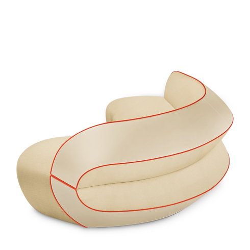 Binda Sofa By Raw Edges in ทรังก์ การเดินทาง และ บ้าน's บ้านและศิลปะการไดนิ่ง เฟอร์นิเจอร์ collections by Louis Vuitton (การย่อ/ขยายผลิตภัณฑ์)