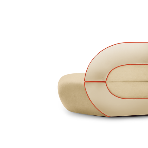 Binda Sofa By Raw Edges in ทรังก์ การเดินทาง และ บ้าน's บ้านและศิลปะการไดนิ่ง เฟอร์นิเจอร์ collections by Louis Vuitton (การย่อ/ขยายผลิตภัณฑ์)