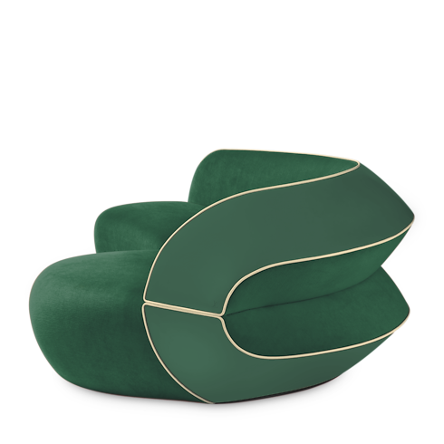 Binda Sofa By Raw Edges in ทรังก์ การเดินทาง และ บ้าน's บ้านและศิลปะการไดนิ่ง เฟอร์นิเจอร์ collections by Louis Vuitton (การย่อ/ขยายผลิตภัณฑ์)