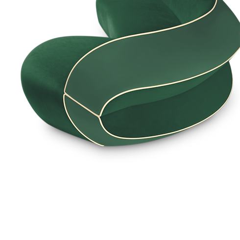 Binda Sofa By Raw Edges in ทรังก์ การเดินทาง และ บ้าน's บ้านและศิลปะการไดนิ่ง เฟอร์นิเจอร์ collections by Louis Vuitton (การย่อ/ขยายผลิตภัณฑ์)