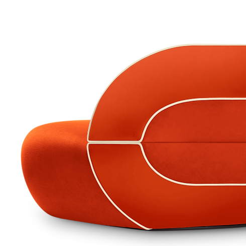 Binda Sofa By Raw Edges in ทรังก์ การเดินทาง และ บ้าน's บ้านและศิลปะการไดนิ่ง เฟอร์นิเจอร์ collections by Louis Vuitton (การย่อ/ขยายผลิตภัณฑ์)