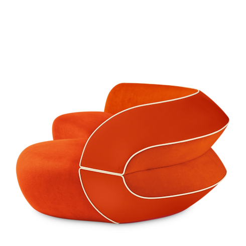 Binda Sofa By Raw Edges in ทรังก์ การเดินทาง และ บ้าน's บ้านและศิลปะการไดนิ่ง เฟอร์นิเจอร์ collections by Louis Vuitton (การย่อ/ขยายผลิตภัณฑ์)