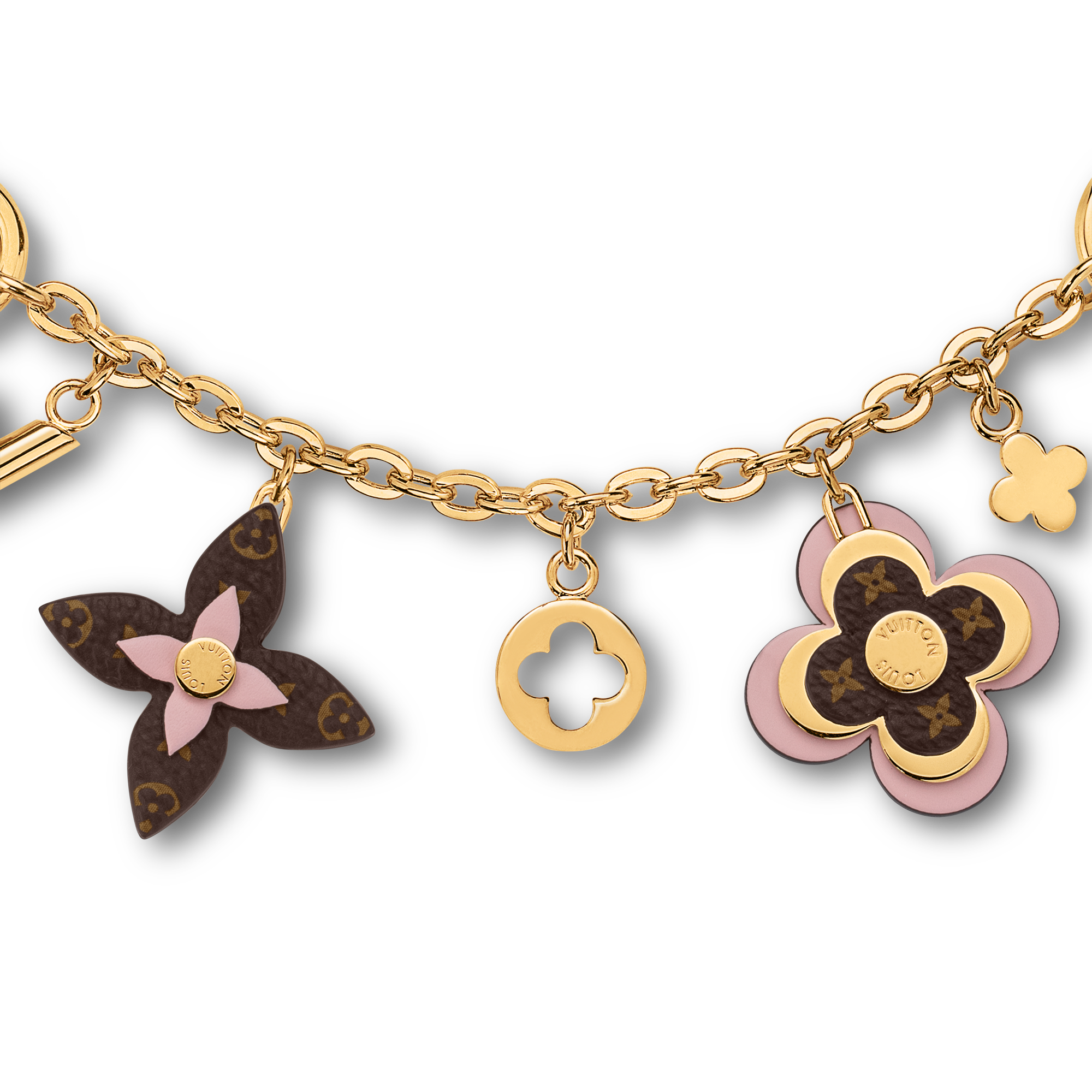 ชาร์มห้อยกระเป๋าสายโซ่รุ่น Blooming Flowers . in ผู้หญิง