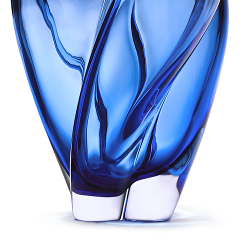 Blossom Vase GM สีน้ำเงิน detail view
