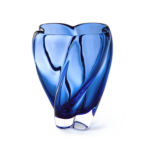 Blossom Vase GM สีน้ำเงิน front view