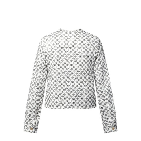 เสื้อแจ็คเก็ตลาย Blurry Monogram in ผู้หญิง's เสื้อผ้า เสื้อโค้ทกันหนาวและเสื้อแจ็คเก็ตสำหรับผู้หญิง collections by Louis Vuitton (การย่อ/ขยายผลิตภัณฑ์)