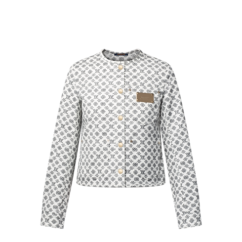 เสื้อแจ็คเก็ตลาย Blurry Monogram in ผู้หญิง's เสื้อผ้า เสื้อโค้ทกันหนาวและเสื้อแจ็คเก็ตสำหรับผู้หญิง collections by Louis Vuitton (การย่อ/ขยายผลิตภัณฑ์)