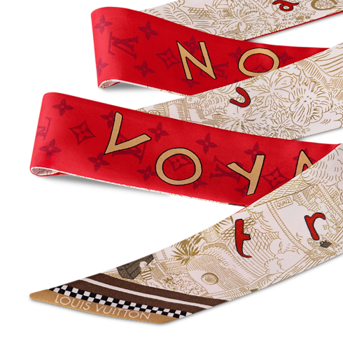 ผ้า BB Bandeau รุ่น Bon Voyage . in ผู้หญิง's แอคเซสเซอรี่ ผ้าโพกหัวสำหรับผู้หญิง collections by Louis Vuitton (การย่อ/ขยายผลิตภัณฑ์)