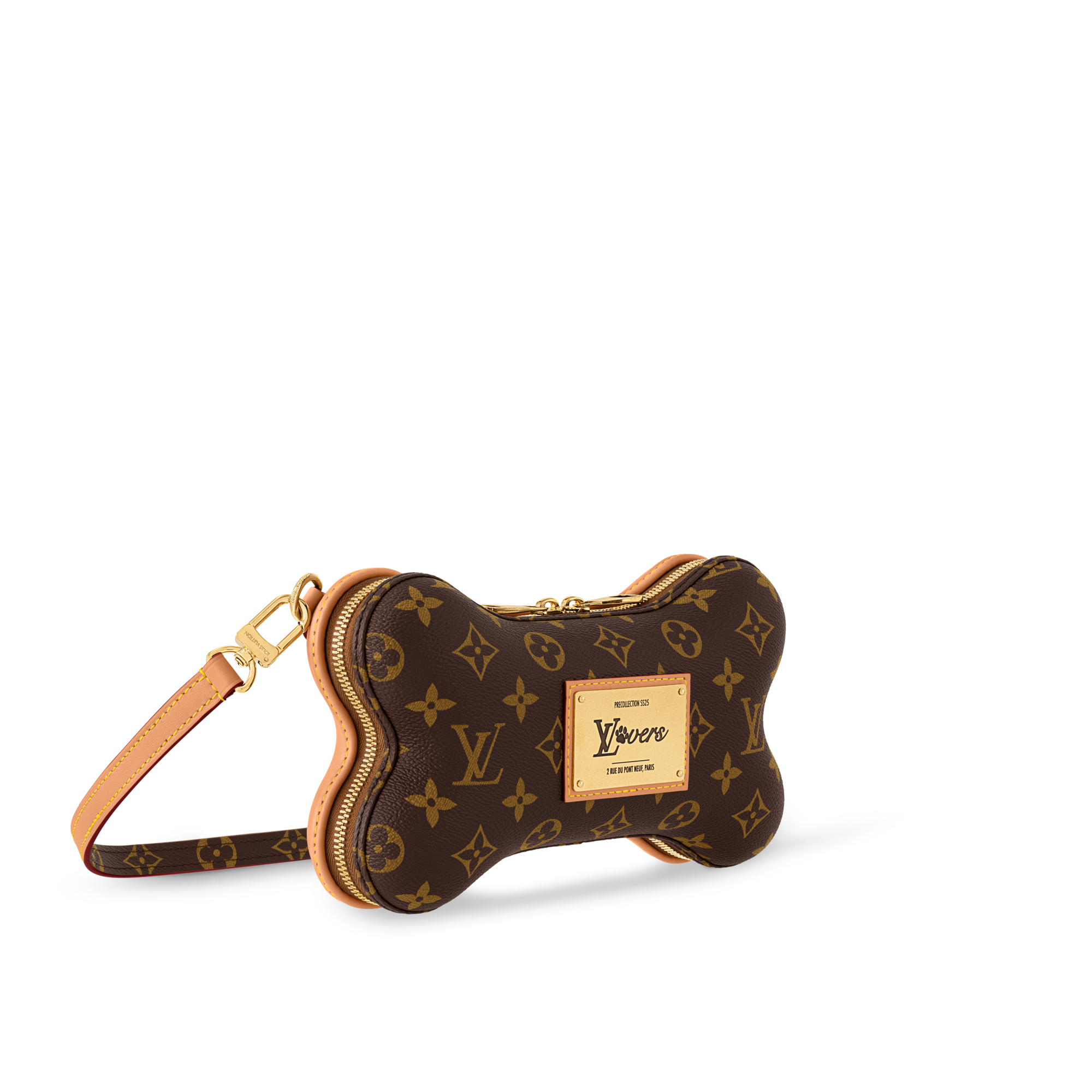กระเป๋าสตางค์แบบสะพายรุ่น Bone Monogram in ผู้ชาย