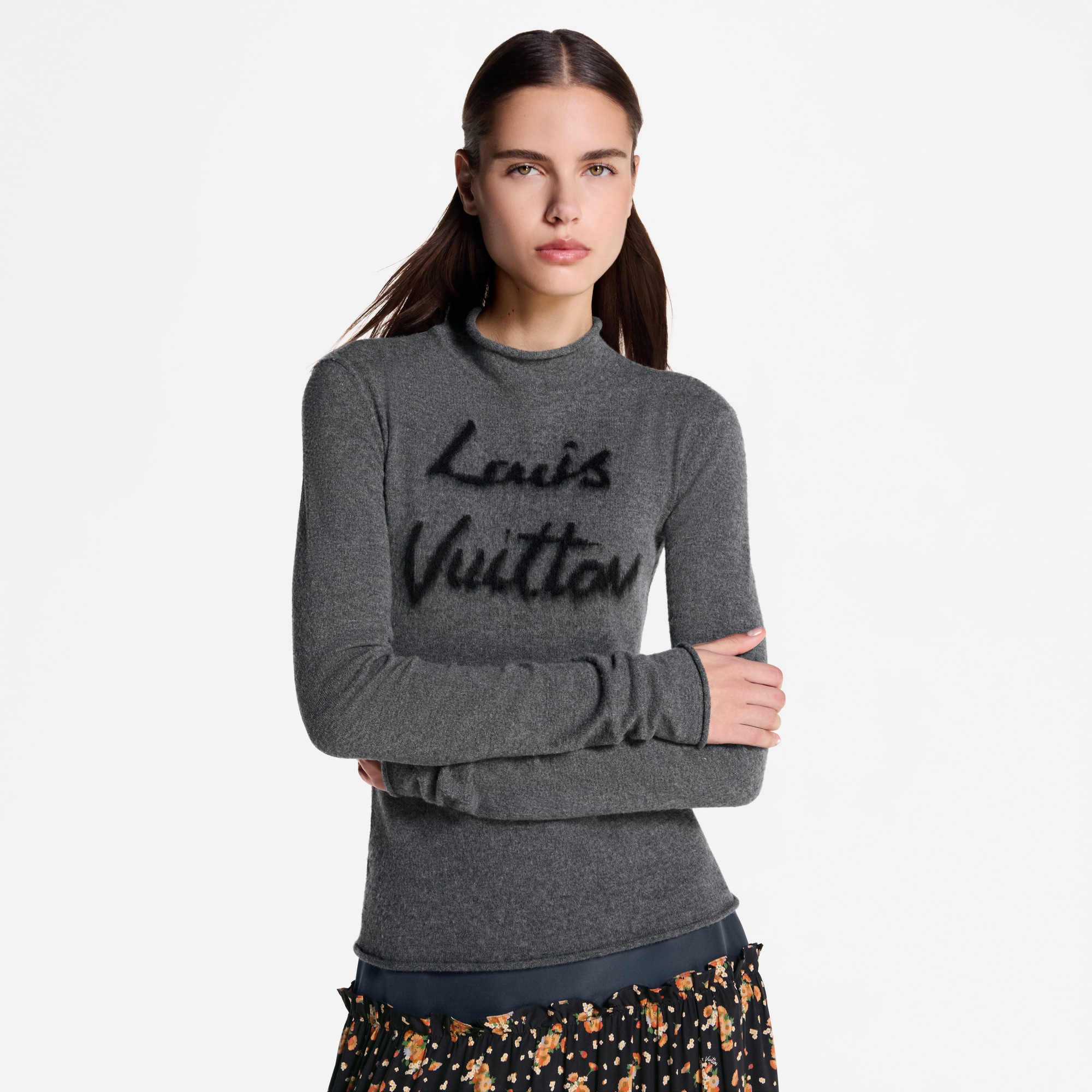 เสื้อพูลโอเวอร์ลาย Brushed Louis Vuitton  in ผู้หญิง