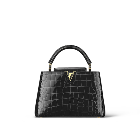 กระเป๋ารุ่น Capucines BB หนังจระเข้ Brillant in ผู้หญิง's กระเป๋าถือ กระเป๋ารุ่น Capucines collections by Louis Vuitton (การย่อ/ขยายผลิตภัณฑ์)