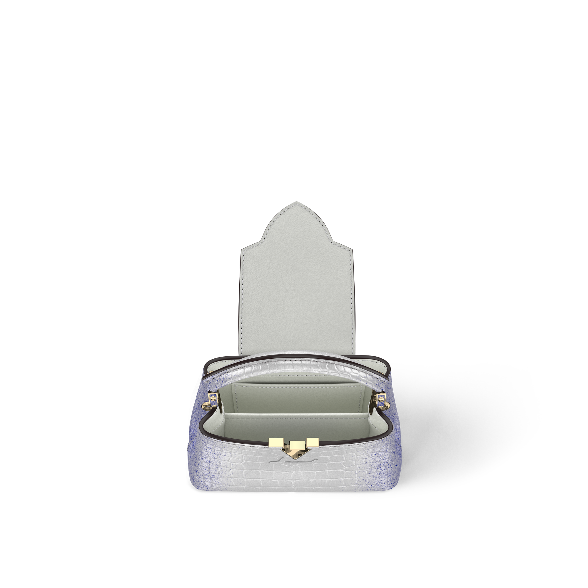 กระเป๋ารุ่น Capucines Mini หนังจระเข้ Brillant in ผู้หญิง