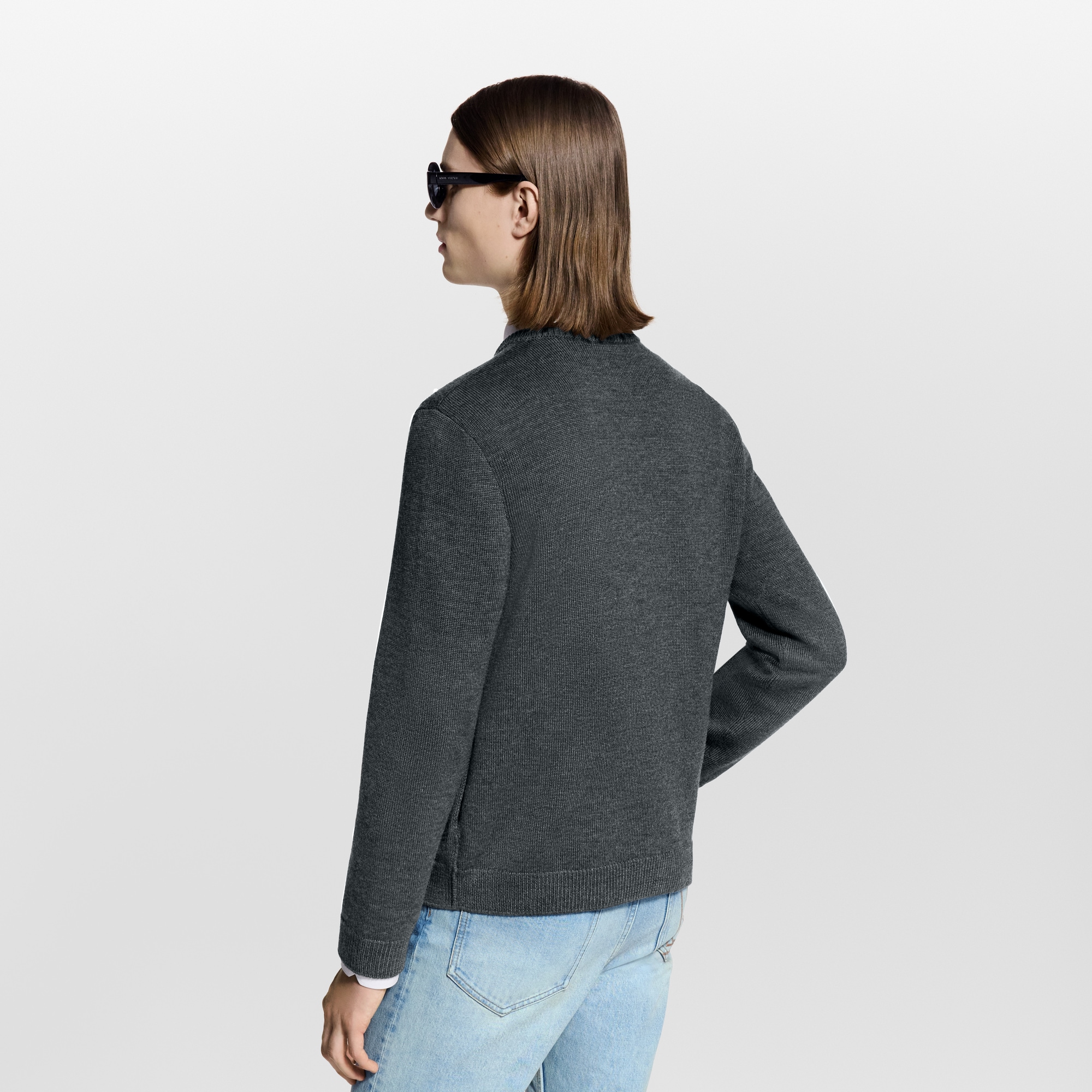 เสื้อคาร์ดิแกนประดับลูกปัดเอฟเฟ็กต์ไข่มุก  in ผู้ชาย