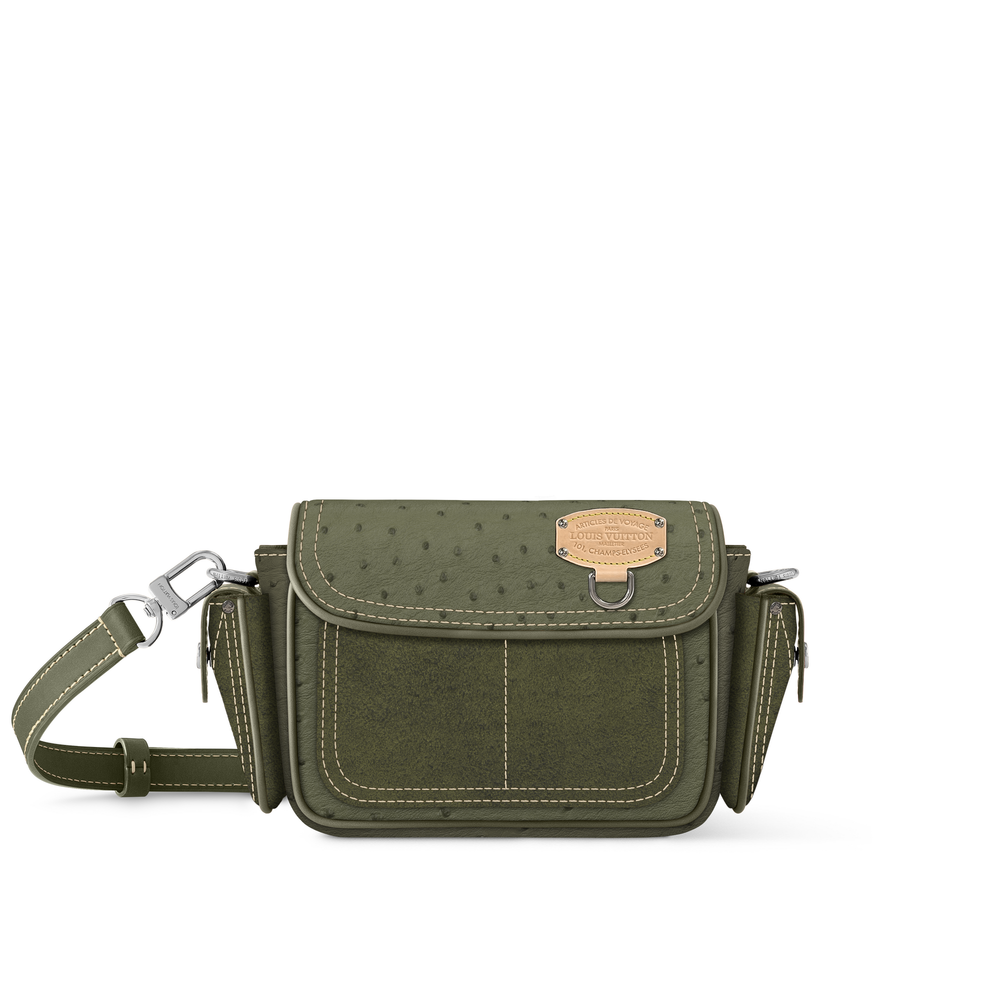 กระเป๋าสตางค์แบบสะพายรุ่น Cargo นกกระจอกเทศ in ผู้ชาย