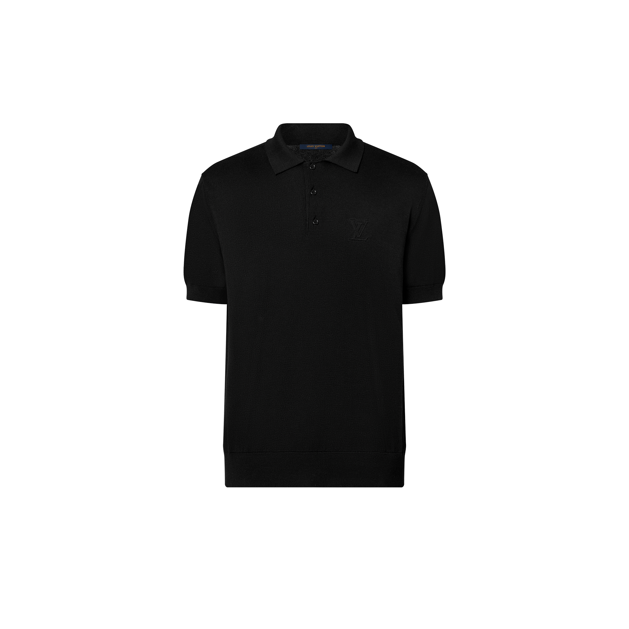 เสื้อโปโลแขนสั้นผ้าแคชเมียร์ผสมคอตตอน  in ผู้ชาย