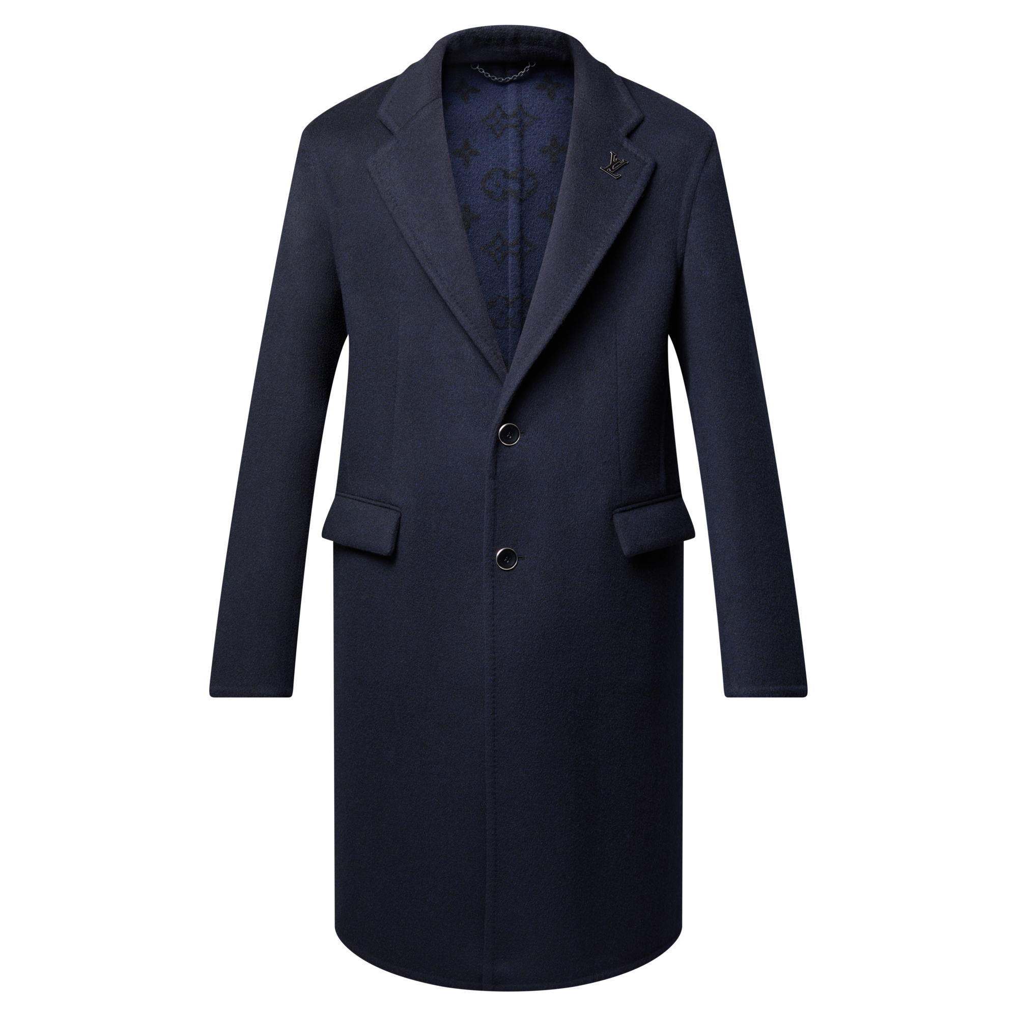 เสื้อโค้ททอสองด้านผ้าแคชเมียร์  in ผู้ชาย