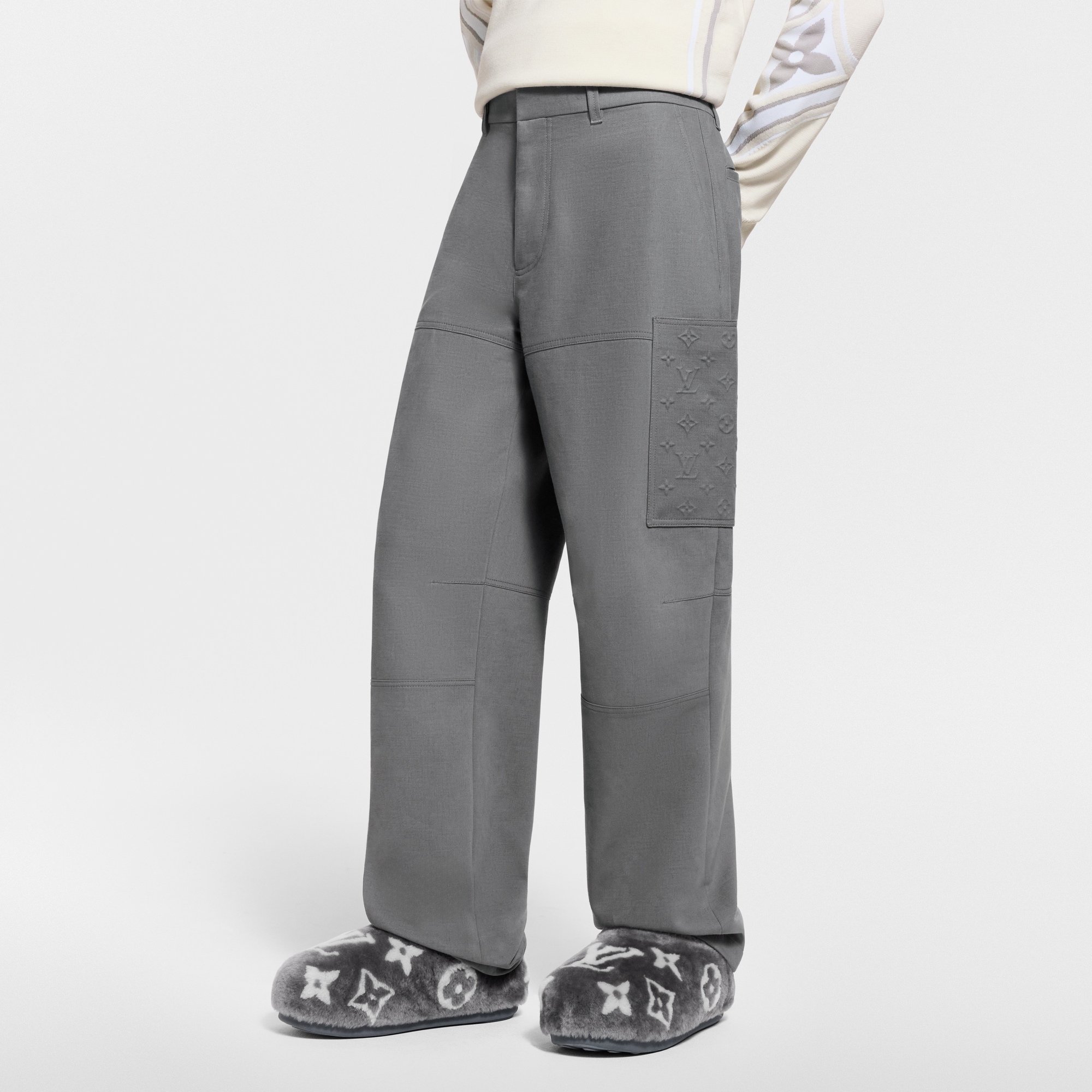 Cashmere Mix Cargo Pants  in ผู้ชาย