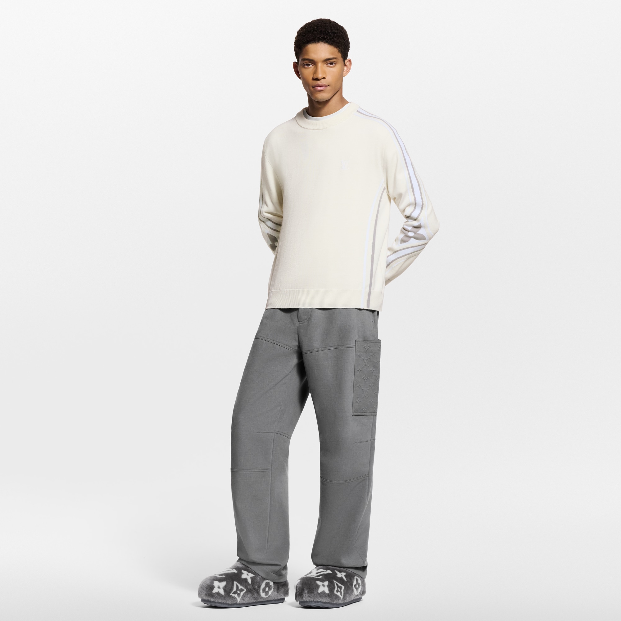 Cashmere Mix Cargo Pants  in ผู้ชาย