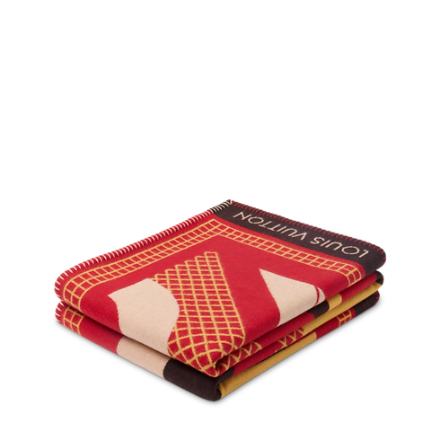 Charleston Throw Blanket in ทรังก์ การเดินทาง และ บ้าน's บ้านและศิลปะการไดนิ่ง สิ่งทอ collections by Louis Vuitton (การย่อ/ขยายผลิตภัณฑ์)