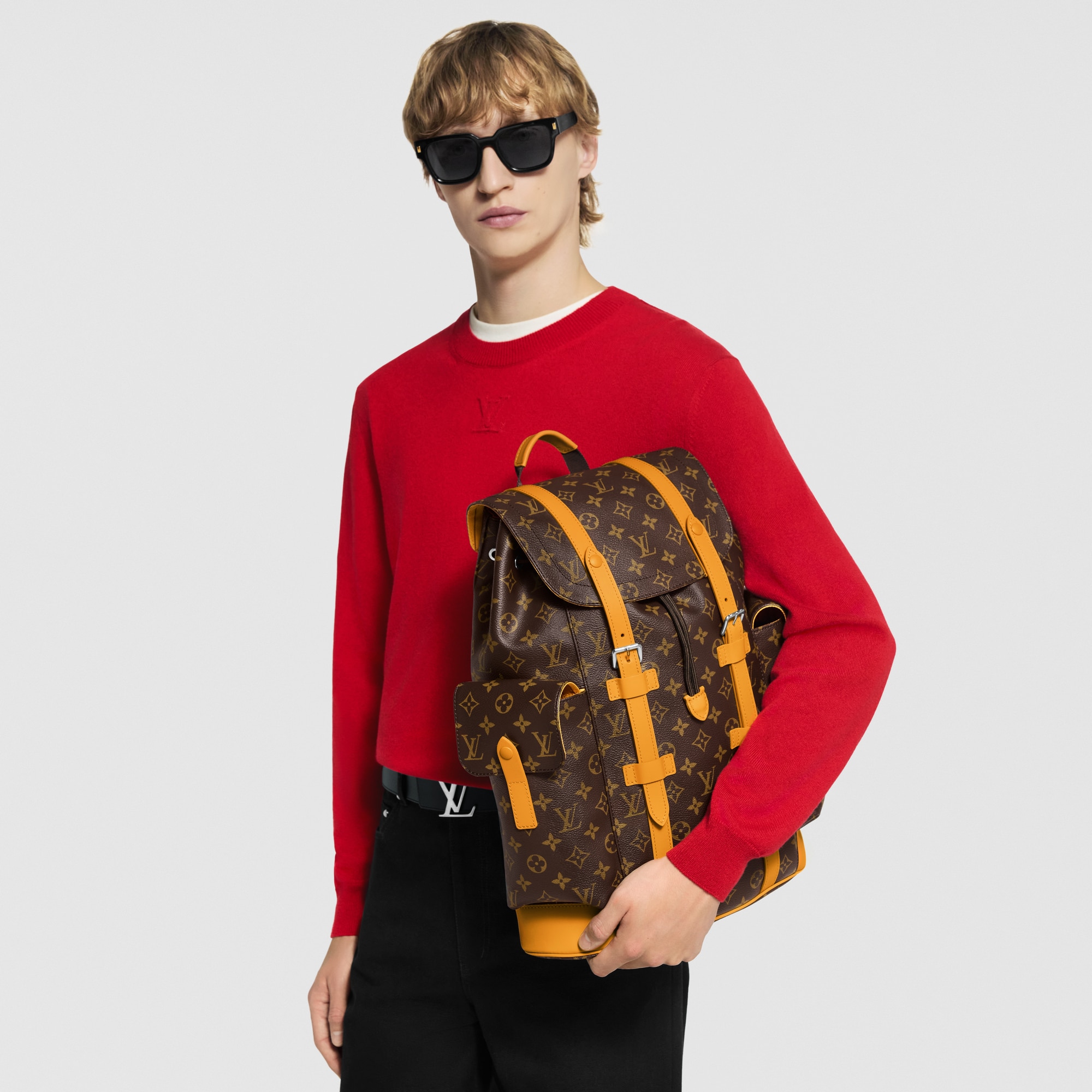 กระเป๋าสะพายหลังรุ่น Christopher MM Monogram Macassar แคนวาส in กระเป๋าและผลิตภัณฑ์เครื่องหนังขนาดเล็ก