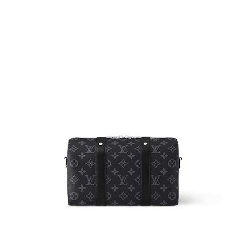 กระเป๋ารุ่น City Keepall Monogram Eclipse in ผลิตภัณฑ์ใหม่'s Holiday ซีเล็คชั่นสำหรับผู้ชาย collections by Louis Vuitton (การย่อ/ขยายผลิตภัณฑ์)
