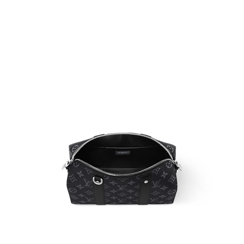 กระเป๋ารุ่น City Keepall Monogram Eclipse in ผลิตภัณฑ์ใหม่'s Holiday ซีเล็คชั่นสำหรับผู้ชาย collections by Louis Vuitton (การย่อ/ขยายผลิตภัณฑ์)