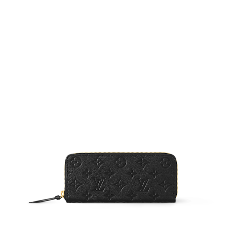 กระเป๋าสตางค์รุ่น Clémence Monogram Empreinte in ผู้หญิง's กระเป๋าสตางค์และผลิตภัณฑ์เครื่องหนังขนาดเล็ก กระเป๋าสตางค์สำหรับผู้หญิง collections by Louis Vuitton (การย่อ/ขยายผลิตภัณฑ์)