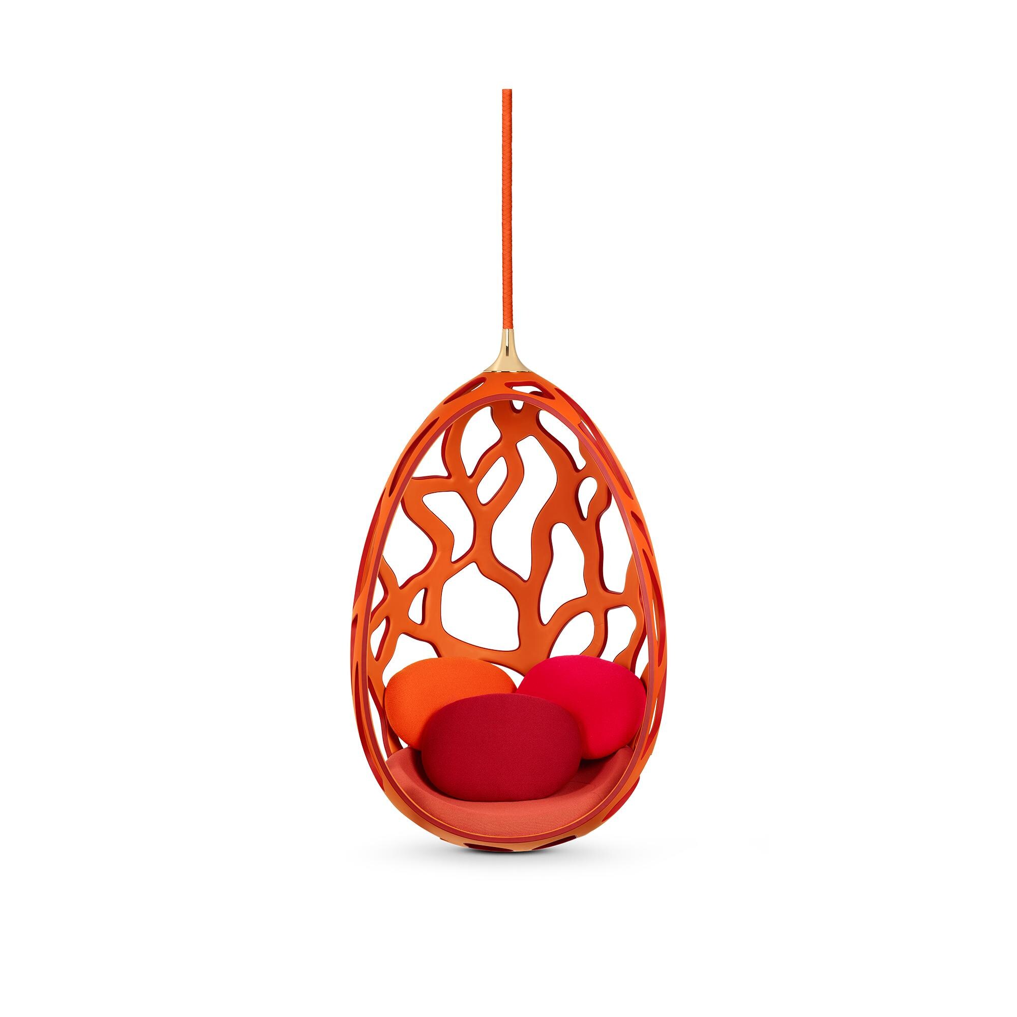 Cocoon By Campana Brothers หนังลูกวัว in ทรังก์ การเดินทาง และ บ้าน