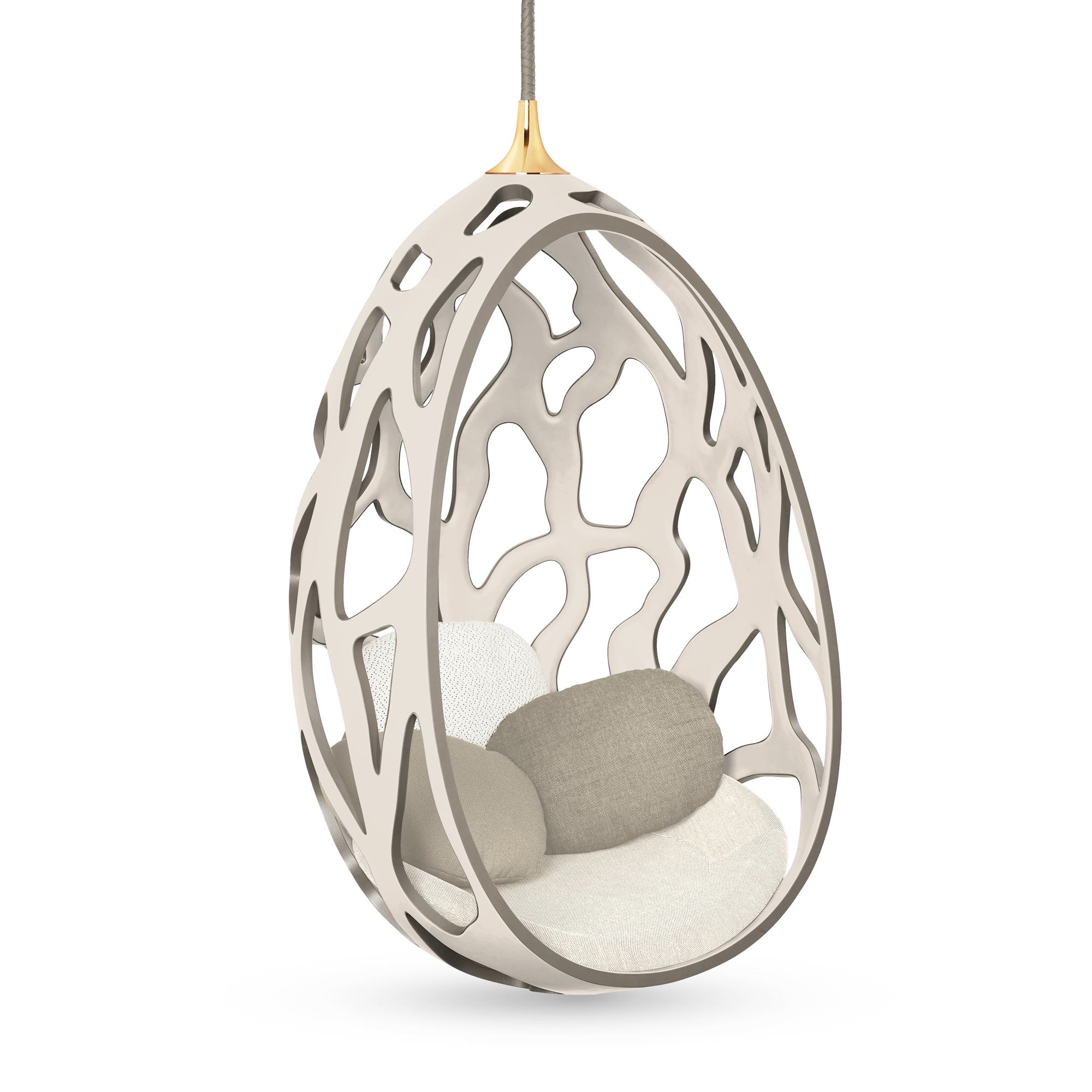 Cocoon By Campana Brothers หนังลูกวัว in ทรังก์ การเดินทาง และ บ้าน