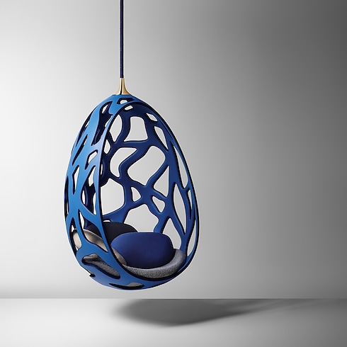 Cocoon By Campana Brothers หนังลูกวัว in ทรังก์ การเดินทาง และ บ้าน's บ้านและศิลปะการไดนิ่ง เฟอร์นิเจอร์ collections by Louis Vuitton (การย่อ/ขยายผลิตภัณฑ์)