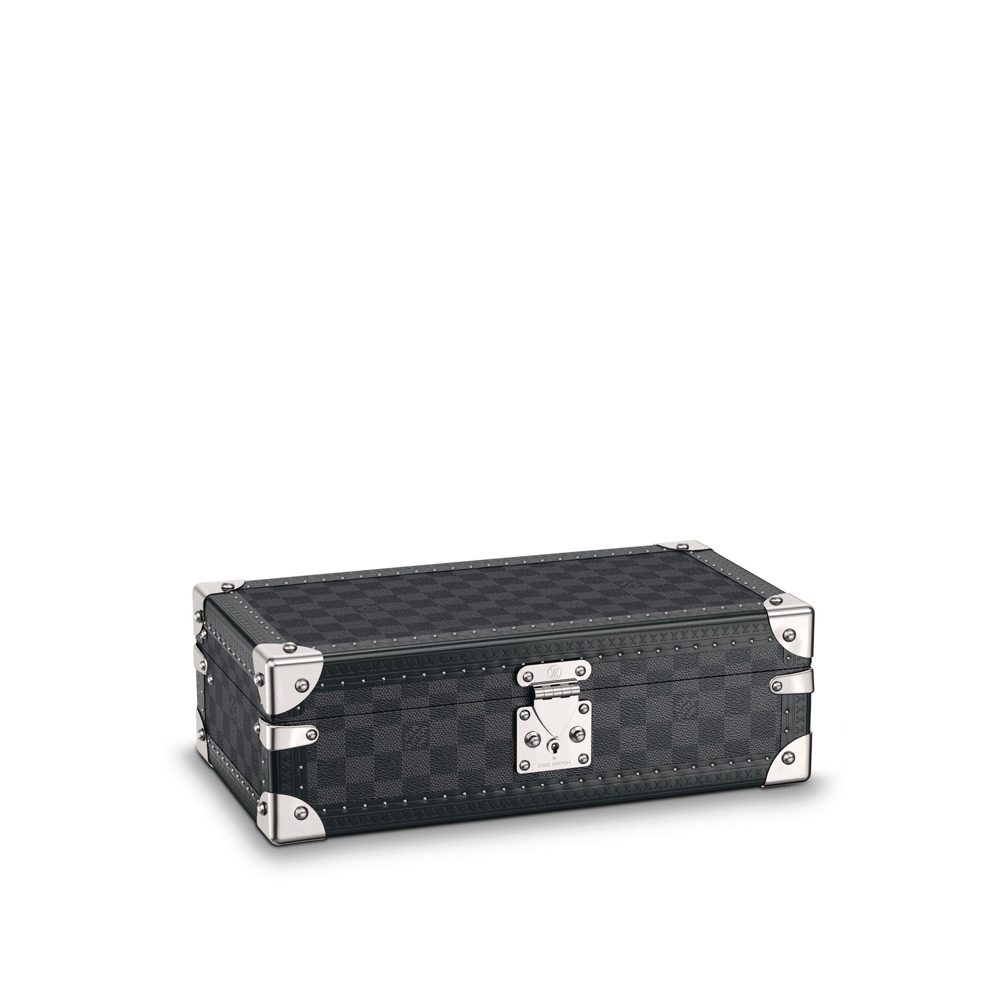 ทรังก์ใส่นาฬิการุ่น COFFRET 8 MONTRES  Damier Graphite แคนวาส in ผู้ชาย