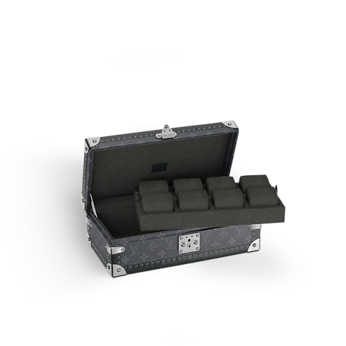 ทรังก์ใส่นาฬิกา 8 เรือน Monogram Eclipse in Les Extraordinaires's ฮาร์ดไซด์ กล่อง collections by Louis Vuitton (การย่อ/ขยายผลิตภัณฑ์)