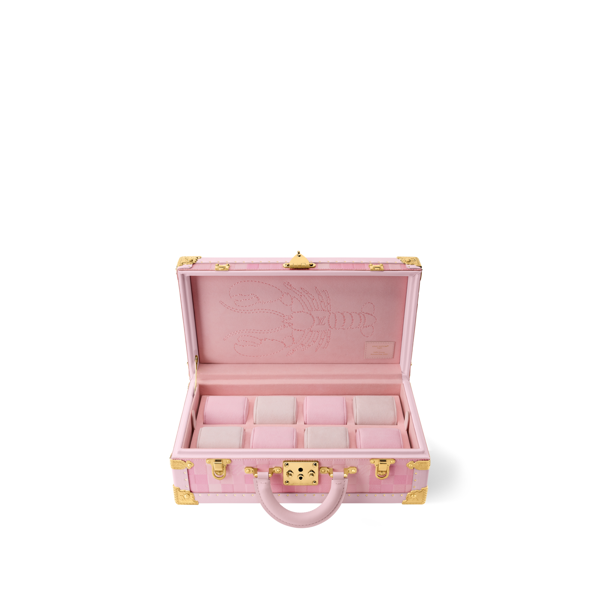 ทรังก์รุ่น Coffret 8 Montres Poignée Damoflage Pink Sakura D16 in ทรังก์ การเดินทาง และ บ้าน