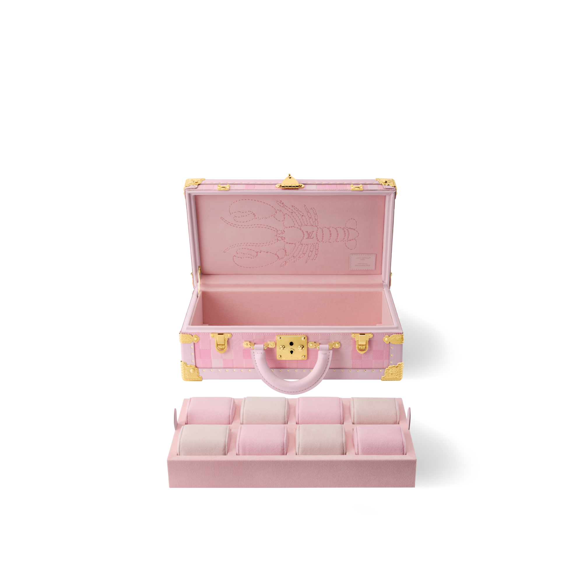 ทรังก์รุ่น Coffret 8 Montres Poignée Damoflage Pink Sakura D16 in ทรังก์ การเดินทาง และ บ้าน