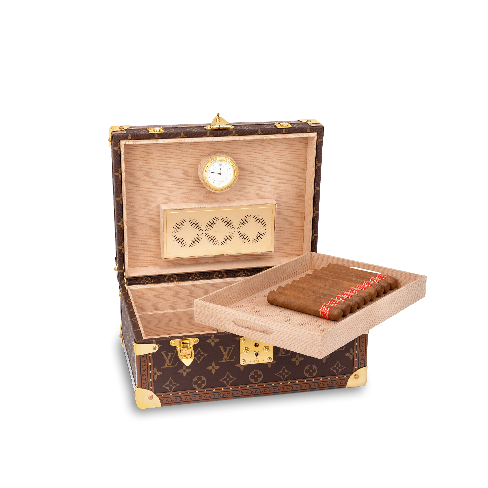 ทรังก์รุ่น Coffret Cigares Monogram in ทรังก์ การเดินทาง และ บ้าน