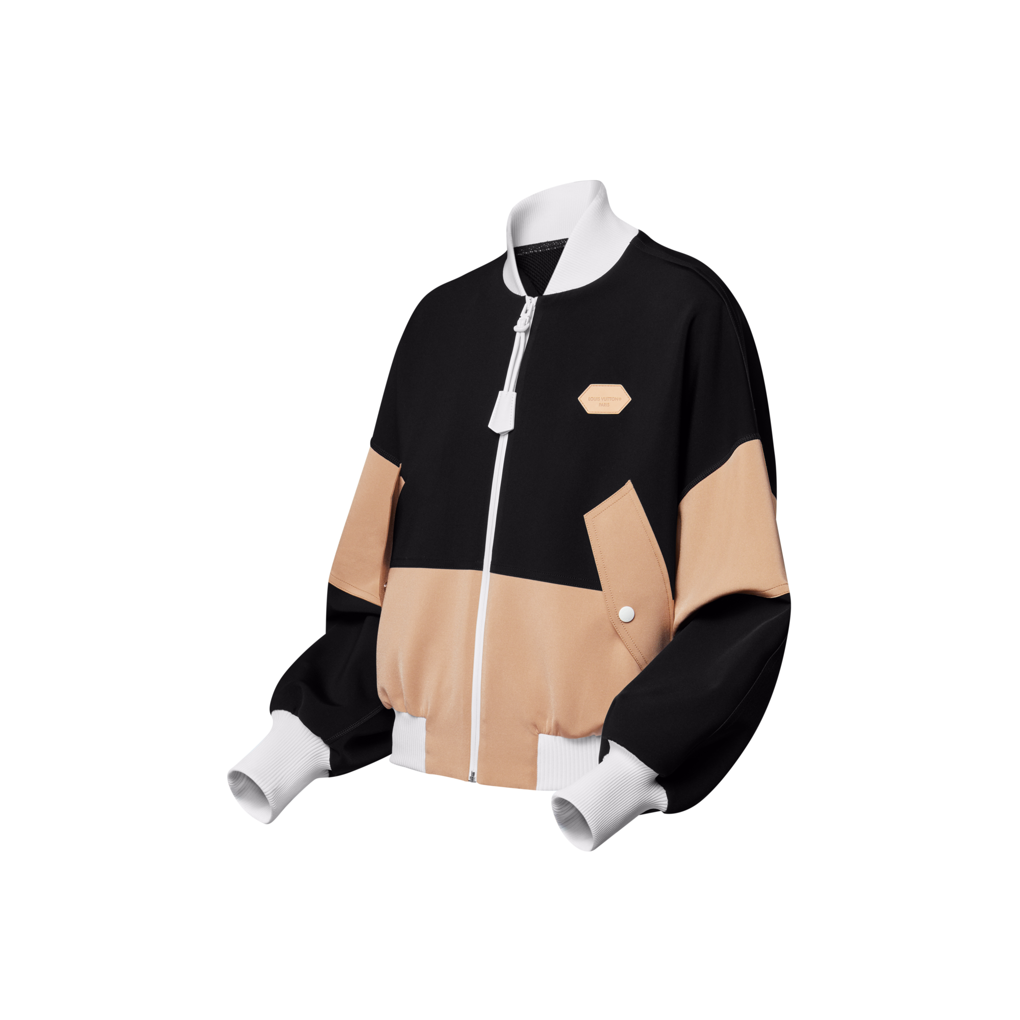 เสื้อแจ็คเก็ตบอมเบอร์คัลเลอร์บล็อค  in ผู้หญิง