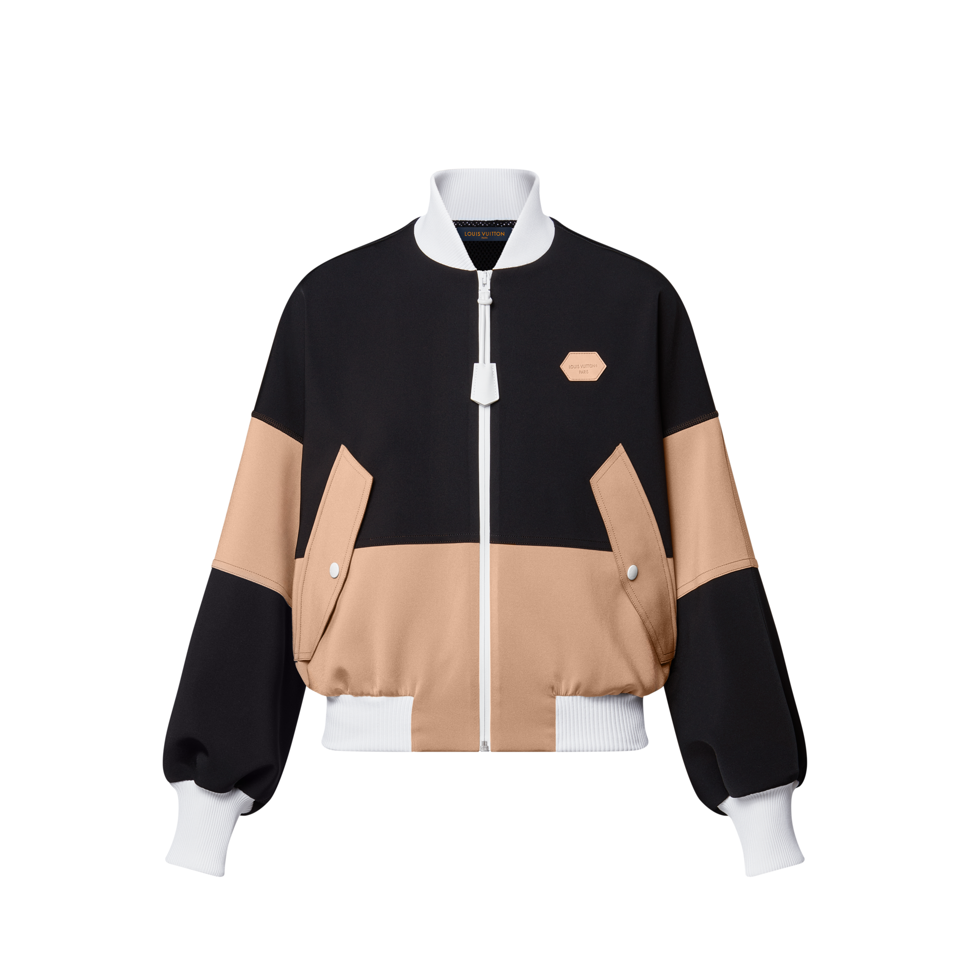 เสื้อแจ็คเก็ตบอมเบอร์คัลเลอร์บล็อค  in ผู้หญิง